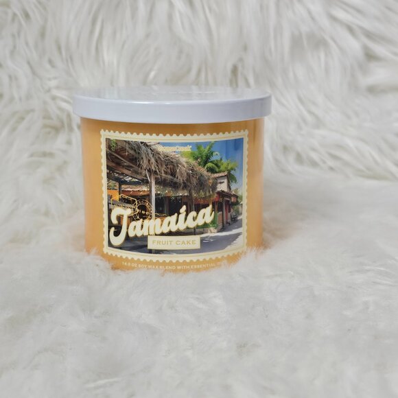 Goose Creek Jamaica Fruit Cake 3-Wick Soy Wax Essential Oil Jar Candle NEW - Picture 1 of 5